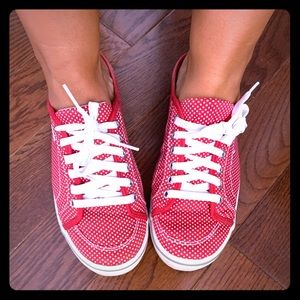 KEDS Red with White Dots Slides